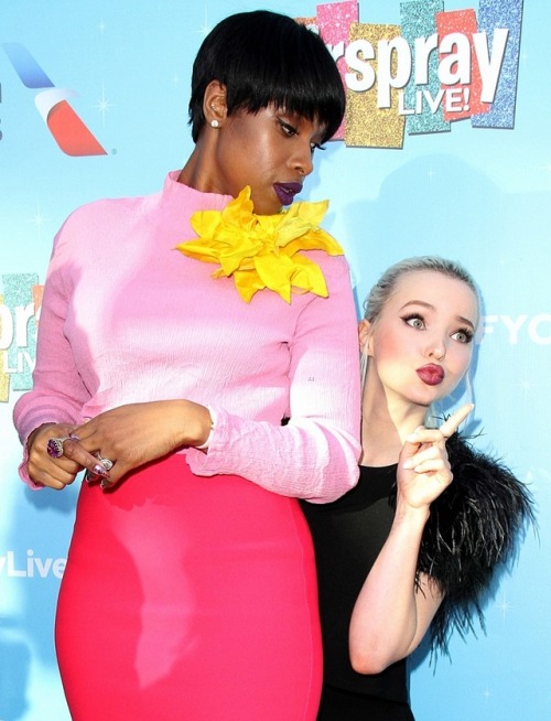 Dove Cameron and Jennifer Hudson at the Hairspray Live! For Your Consideration event held at the Sab