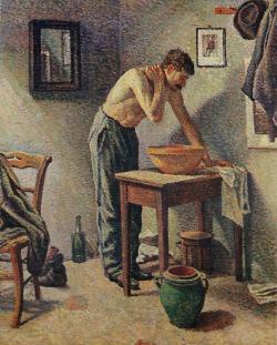 The Toilet By Maximilien Luce, 1887