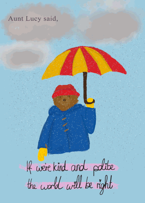 just gonna keep drawing paddington art at 3am &amp; then things will get better, yeah?