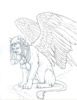 A Sphinx Sketch By Hibbary!