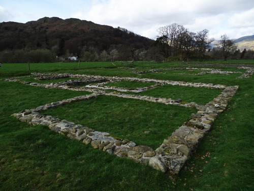 Ambleside Roman Fort, Lake DIstrict, CumbriaThe difficult terrain of the Lake District made controll