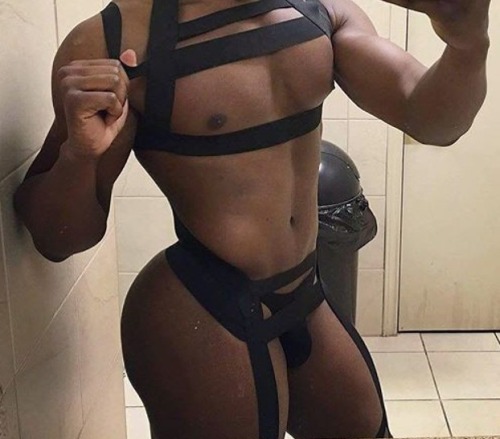 Black Muscle Ink Leather Kink porn pictures
