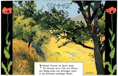 Gottlieb Theodor von Kempf (1871-1964), ‘Sommer’, “Meggendorfers humoristische Blä