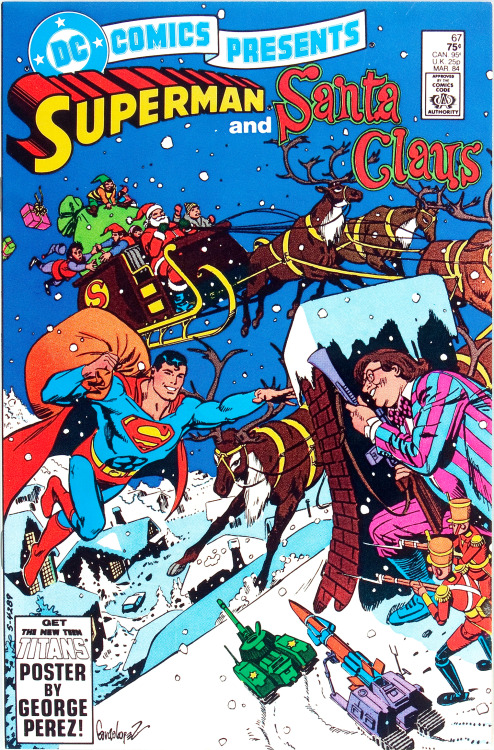 thebristolboard: Happy holidays! Classic cover by Jose Luis Garcia-Lopez from DC Comics Presents #67