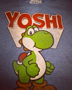 yosoyfedert:  my other transport is a dinosaur #nintendo #tshirtoftheday #toftheday #yoshi #geek #gamer