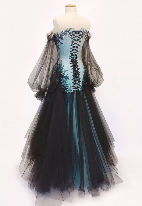Royal Black ‘Winter Solstice’ Corset Couture Gown