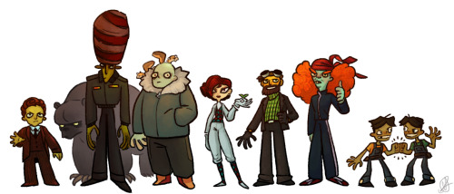 maria-ruta:  did some Psychonauts grown up AU designs, trying to make them look close to game XD here are Maloof, Mikhail (and his bear Margarita), Dogen, Lili, Raz, Bobby and Sasha and Milla’s twins boys, designed by Tench! we are having a lot of fun