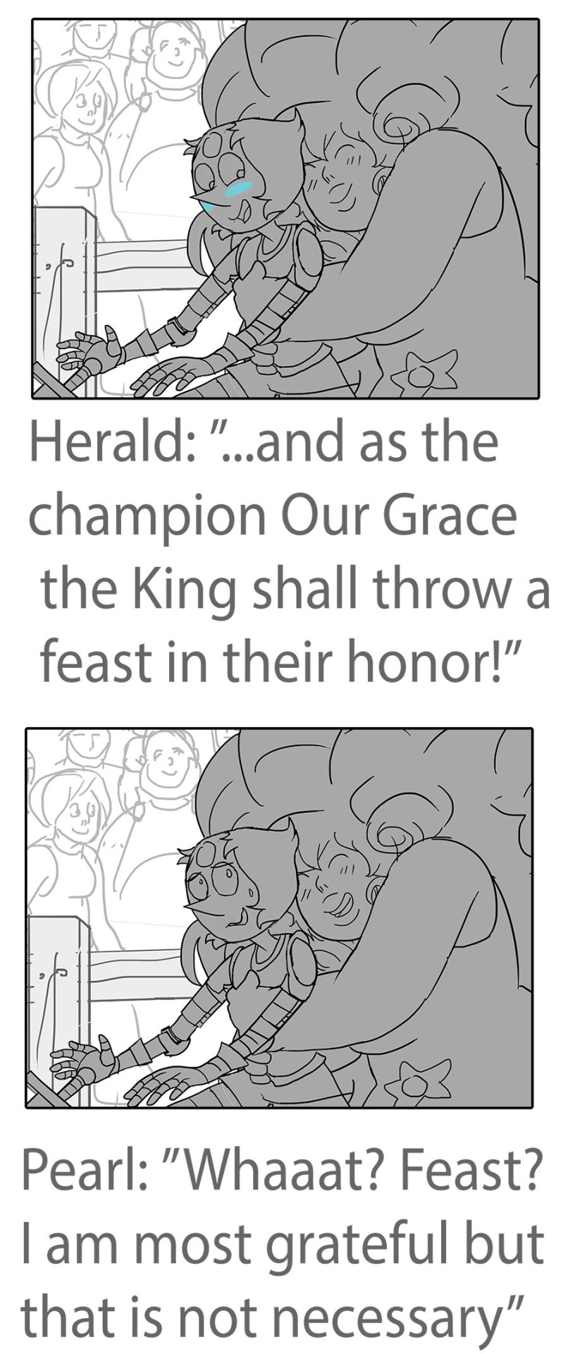 palezma:   Because well, if you thought I would miss the chance to draw knight Pearl