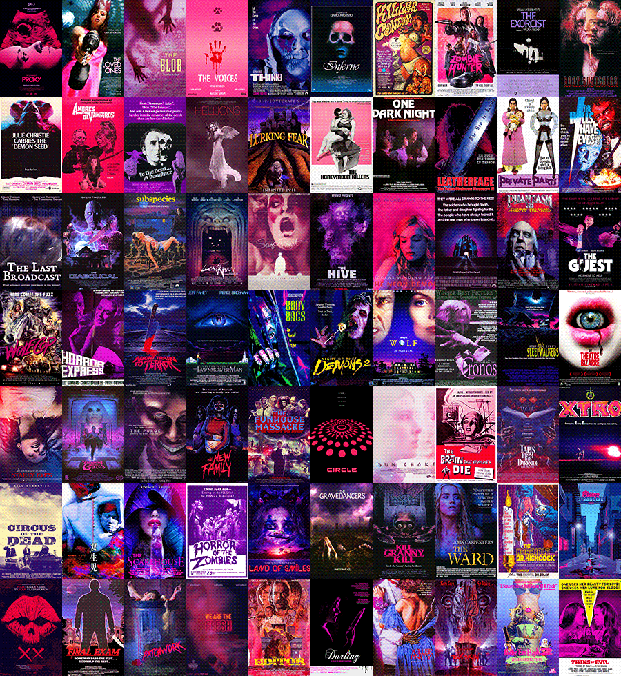 space-sasquatch:
“ midnightmurdershow:
“ The colors of horror movie posters
”
holy fuck this is awesome
”