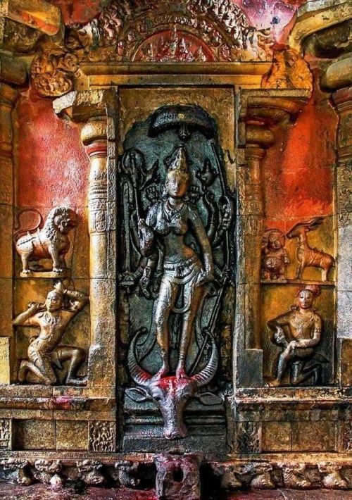 Durga-Korravai,Brahmapurishvara Temple, Pullamangai, Tamil Nadu.