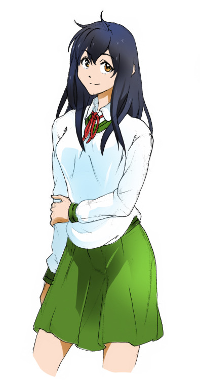 pennydothdoodle:Higurashi Kagome  Rough re-Design concept by ME! ~PennyDoth Love it