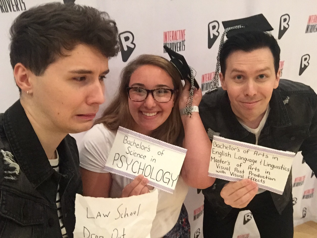 sexuallyambiguousphan:  My friend Olivia just graduated college, and met Dan and