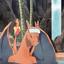 monarobot: baptizm: This is Self Care Charizard. Reblog whenever you need a temporary release from w