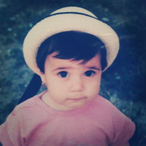 Little Angie #memories #childhood #photo #little #kid #child #me #self #old #vintage #lovely #hat #a