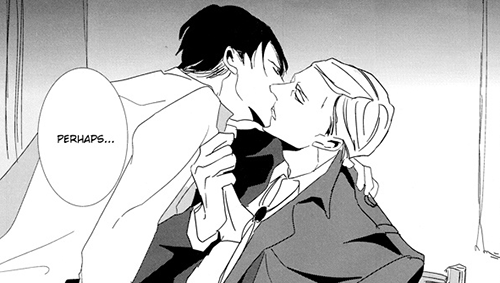 Edi's reading yaoi