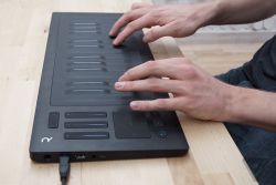 theverge:  Roli’s squishy, pressure-sensitive keyboard lets you feel the musicYou can play it normally like a piano, but you can also bend the pitch of any individual note by wiggling the soft, rubbery keys from side to side, or create sliding glissando