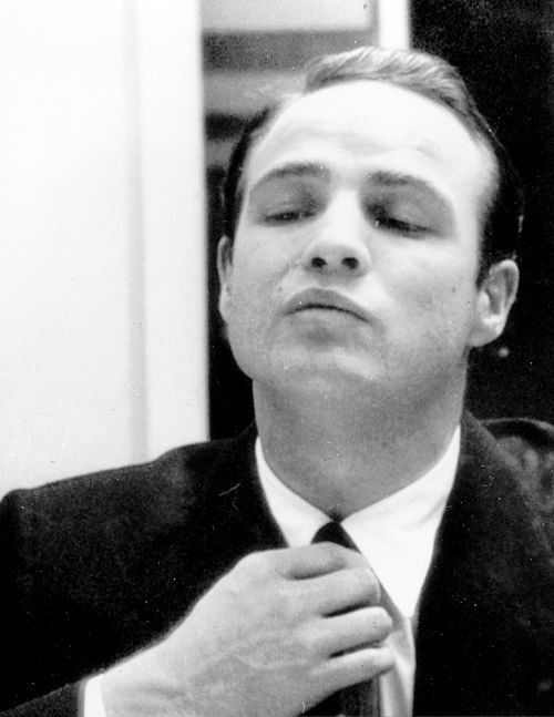 goldenageestate: Marlon Brando on the set of Guys and Dolls, July 1955