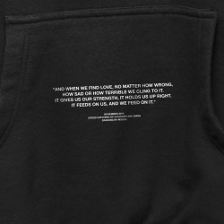 mxdvs: MXDVS “Lost Lover” Hoodie detail