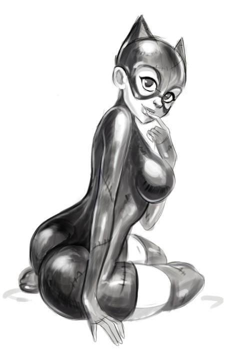 kickmove: Catwoman doodle Meee-OW! Awesome work, I always loved the Michelle Pfeiffer Catwoman. Sw