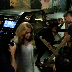 itsajensenthing:  J2 behind the scenes of Supernatural’s 200th episodebonus: 