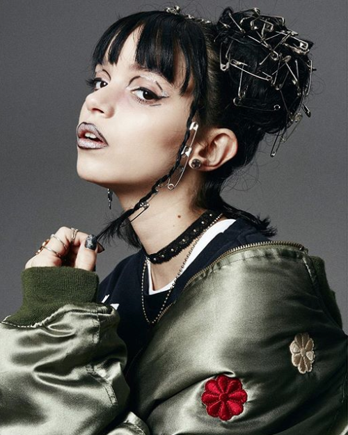 skelanimals:OBSESSING over this beauty spread “GLITTER GOTH” of @nylonmag in the February issue. Gli