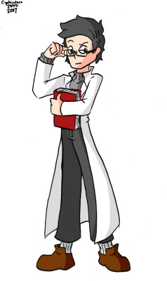 Professor Grey, A Character From Outcasters, My Upcoming Webcomic. He’s Tje Scientist