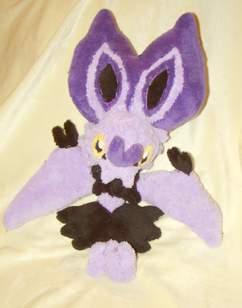 shadottieplushie:Noibat!16”(inches) tall, Made with ultracuddle fabric while I waited for fabr