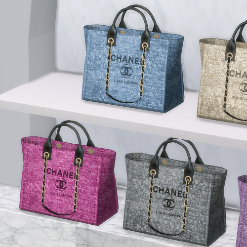 xplatinumxluxexsimsx: CHANEL DEAUVILLE LUXURY TOTE - Tweed Edition! • 5 Fabric swatches, with a