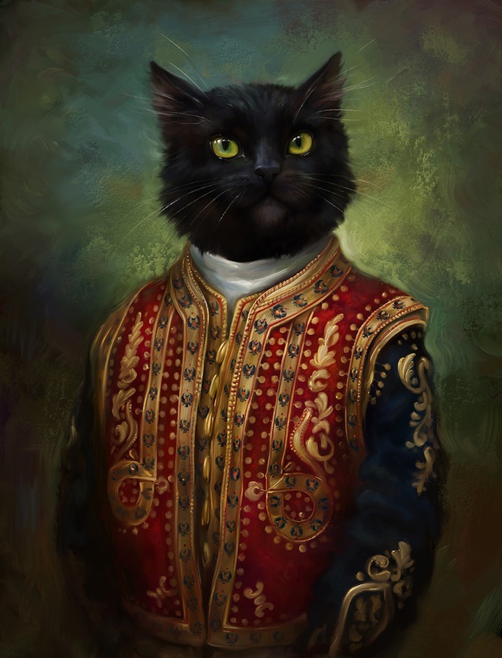 The Fabulous Weird Trotters The Hermitage S Court Cats Portraits By Eldar