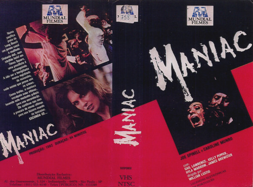 Maniac (1980, William Lustig) USAA psychopath, troubled by his childhood abuse, loose in New York Ci