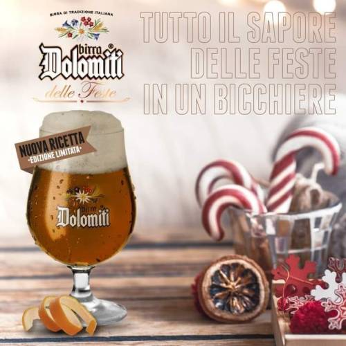 🍺Questa è piaciuta anche a Babbo Natale🎅.
Vieni a scoprire tutto il sapore delle feste🎄in un bicchiere, prova la nostra BIRRA DOLOMITI DELLE FESTE.
🍊Una lager speziata con scorza di arancia amara. I sentori agrumati sono dati, oltre che dalla...