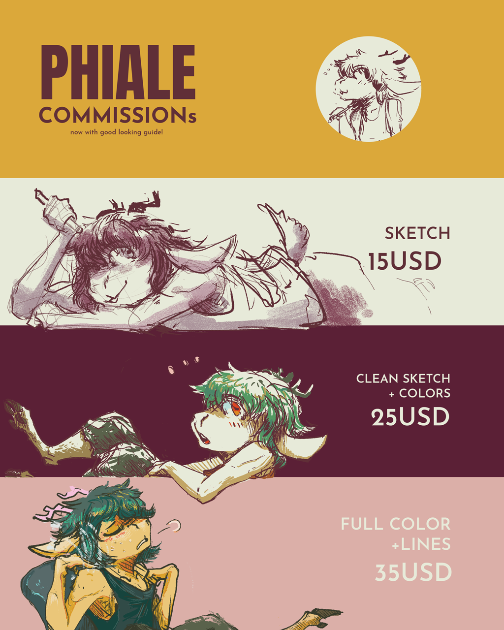 phiaili:  phiaili:  Hello! It’s phi, with a new commission sheet!It took me a while