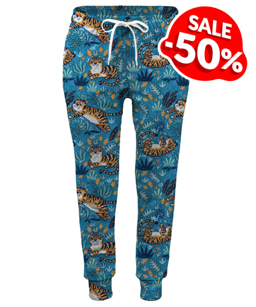 Check bottoms with a pattern, which is full of cute, wild cats! ️ shop.liveheroes.com/p