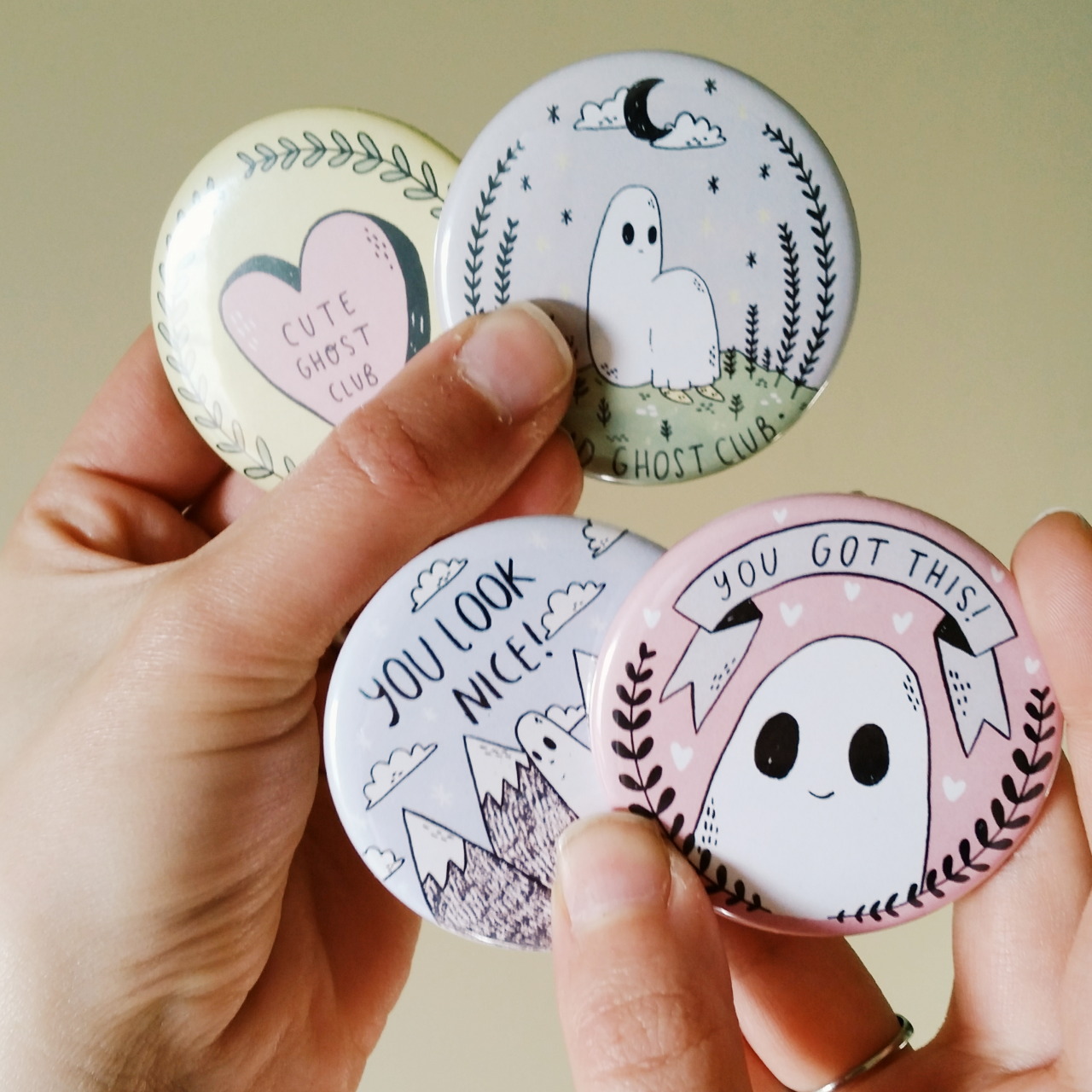 thesadghostclub:  We have pocket mirrors! Shop//facebookcute ghost club 4eva
