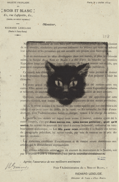 Tête de chat noir = Head of a Black CatHenri-Charles Guérard (French; 1846–1897)1888Etching and dryp