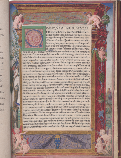 Cicero Orationes (Orations) Venice, Christophorus Valdarfer, not after 9 November 1471 (Goff C-542; 