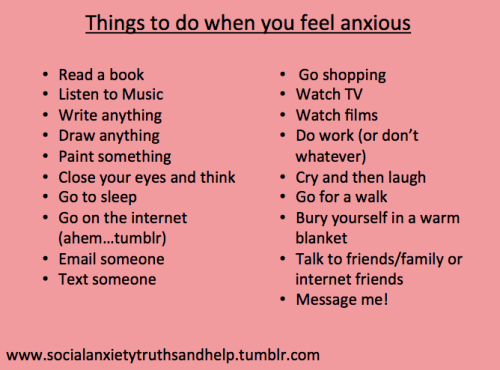 teamfreeurl:socialanxietytruthsandhelp:If this helps one person I will be so, so pleased. Pleas