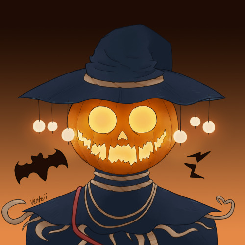 Happy Halloween! Finished My Yearly Halloweenhound Redraw Ft. My Face Headcanon For Them, Which Was Meant