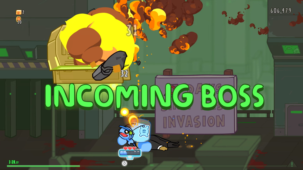 Alien Hominid Invasion, The Behemoth, Switch, Explosions, Multiplayer, Colorful