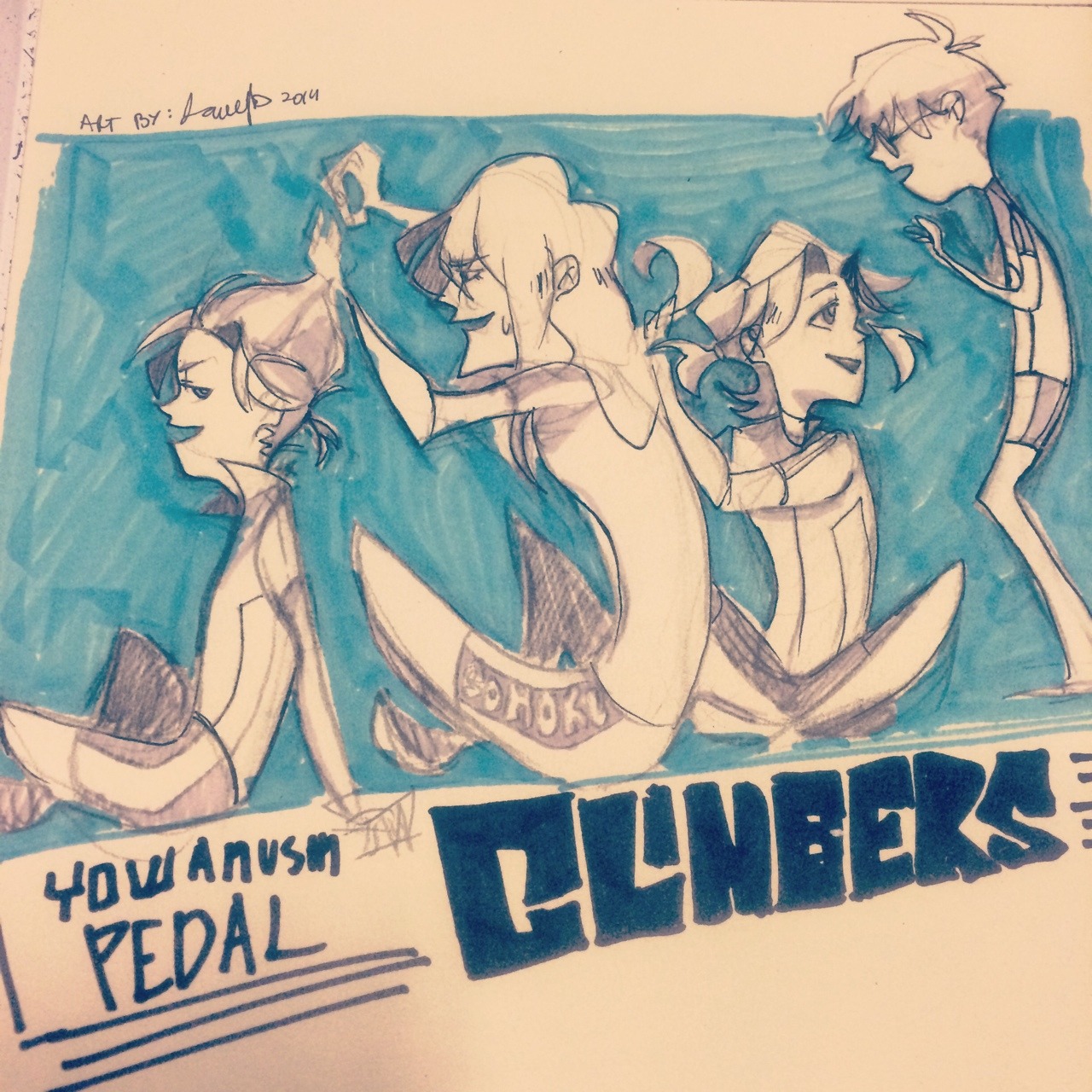 laweytheking:  Sprinters and climbers (￣▽￣)  Was to lazy to draw the others