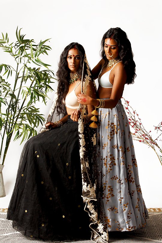 sabyaasachi:  Dolled Up Girls by Dilani BalaModels: Indu &amp; ThanuskaHMUA: