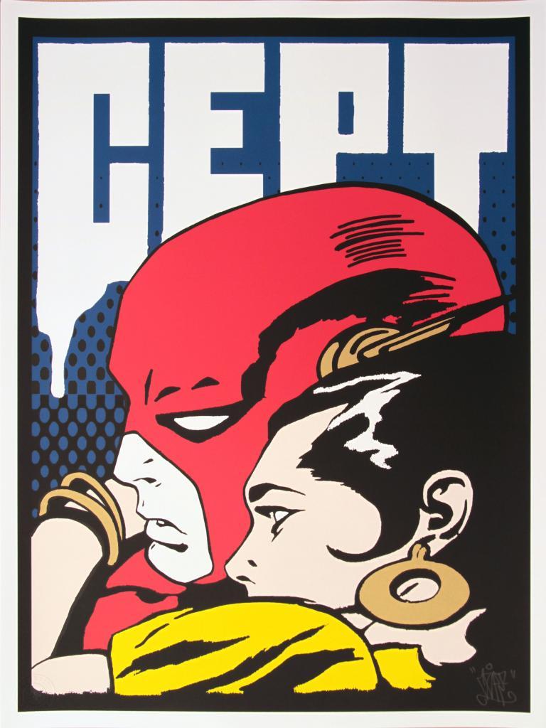 xombiedirge:  Until the End of Time by CEPT 50 X 70cm 5 color screen prints. 5 signed