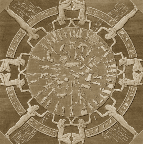 magictransistor:The Dendera Zodiac