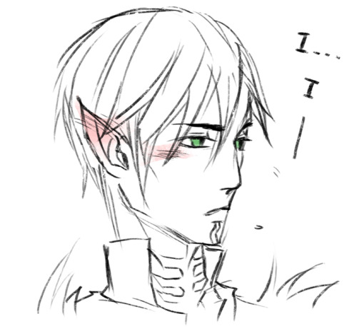 Doodles : DA2 When Hawke back home. XD