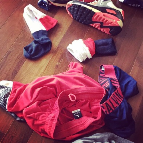 rugbysocklad:  My post gym carnage!   More on my Instagram 😃