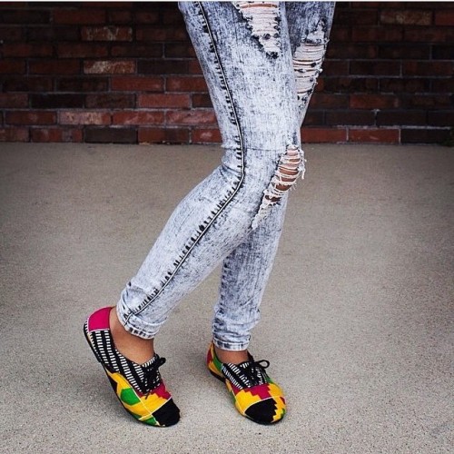 These are cute @checkOutAfrica #2FroChicks #africa #denim #shoes #photooftheday