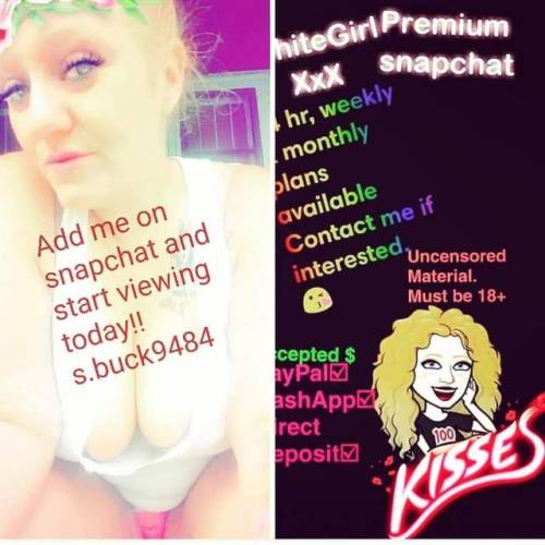 Hit this girl up guys! Her snapchat premium is BOMB! send code “tumblr” when you message