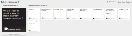 girlwithalessonplan:windycityteacher:The inevitable set of responses when you play this game with a 