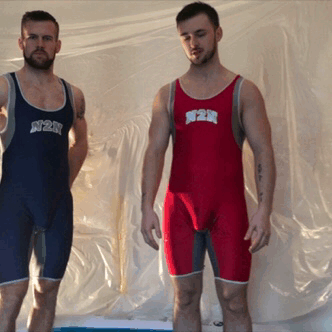 piledriveu:Sizing up the competition…….. When you can’t take anymore, you know you lost, you can’t fight back, you don’t want to give up your cocky but you agreed to the stakes…… Sexy freeballing in sweat shorts!!!! From nice and clean to