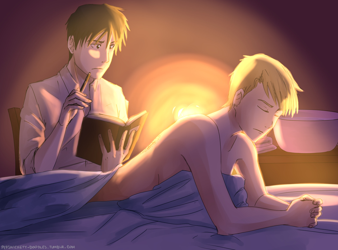 persnickety-doodles:   Look at their expressions, they know what’s coming next… and